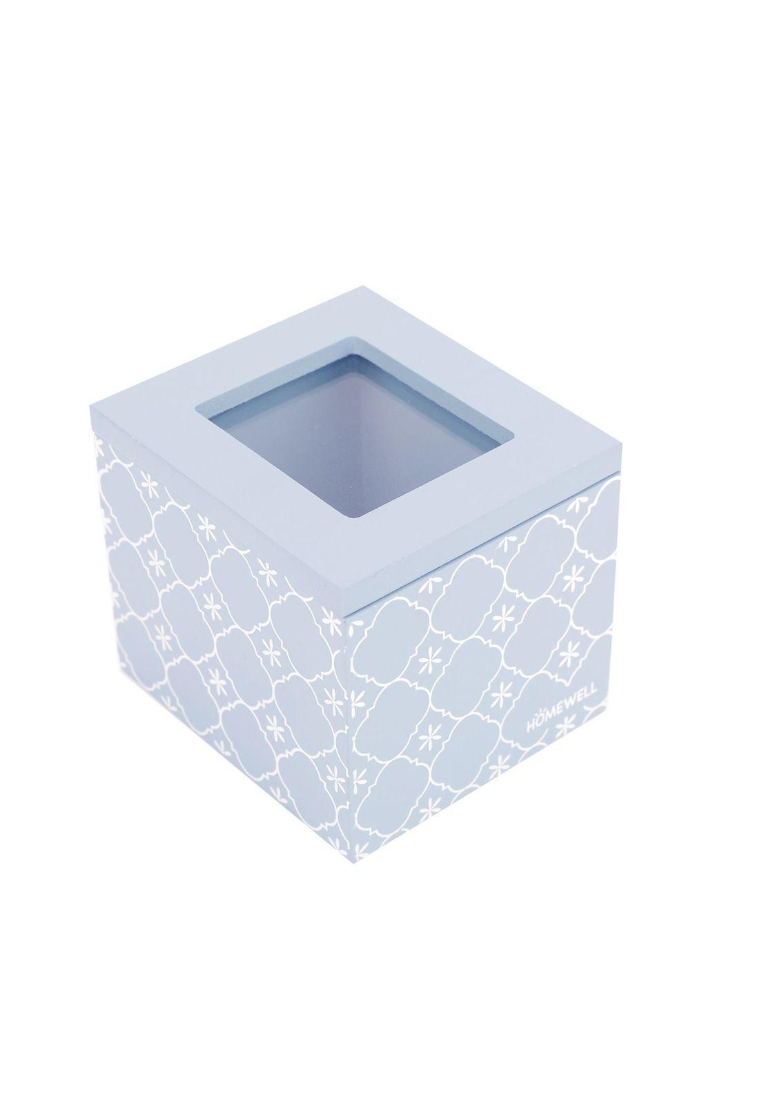 Caja de Té Celeste 8.5x9.5x8cm-1