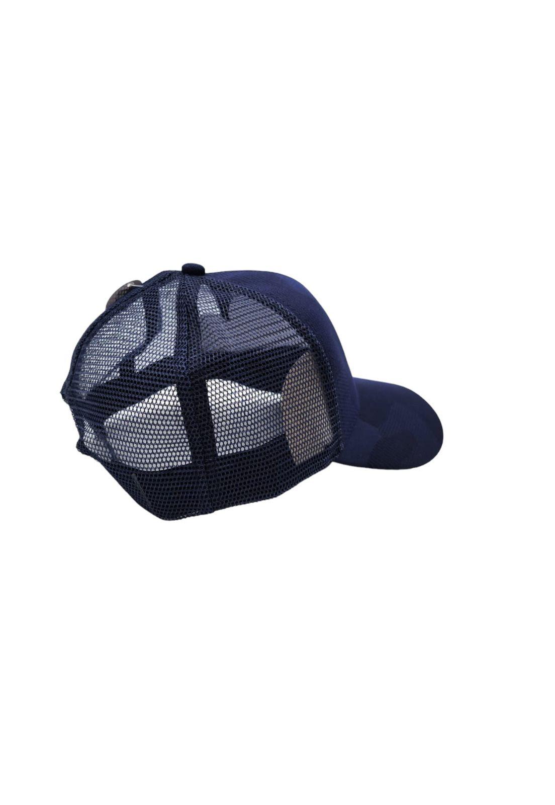 Gorra Jockey Azul Malla 18cm-2
