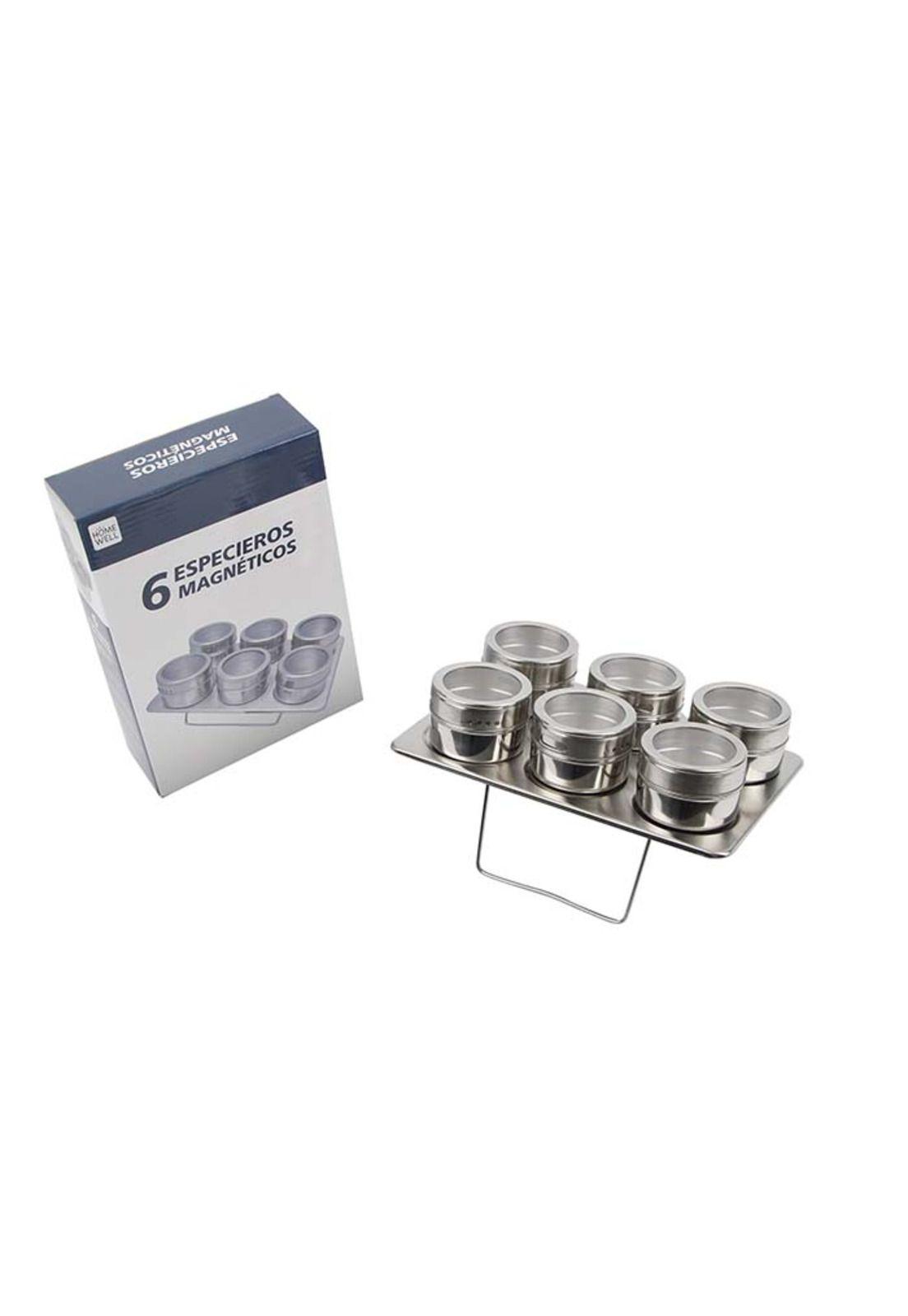 Especiero Magnético Base Metal (6u)-1