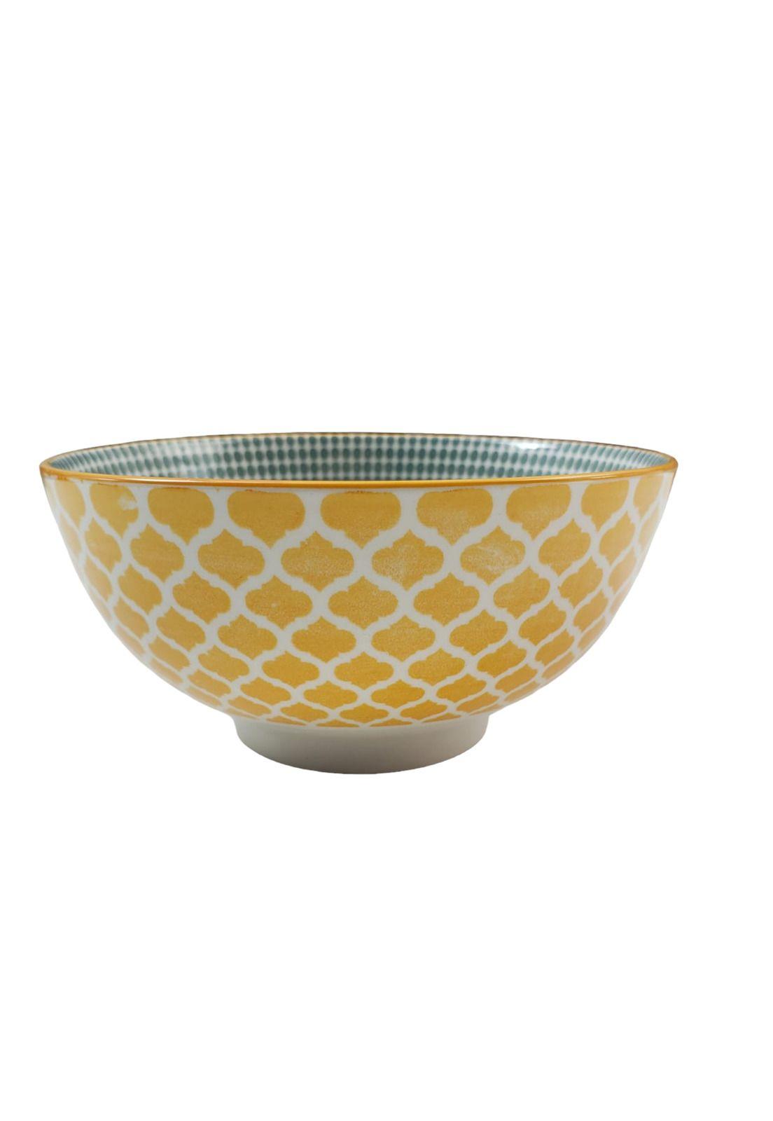 Bowl Loza Diseño Amarillo 13x7.5cm-2