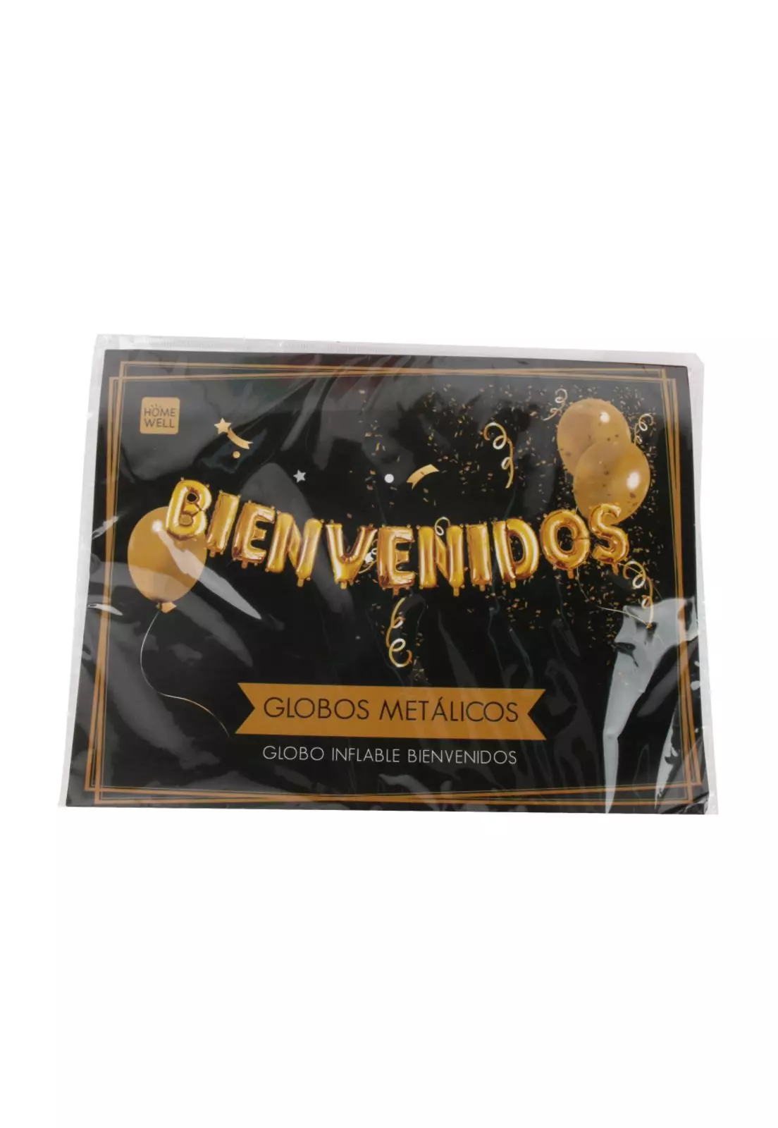 Globo Dorado Bienvenidos 40.6cm-1