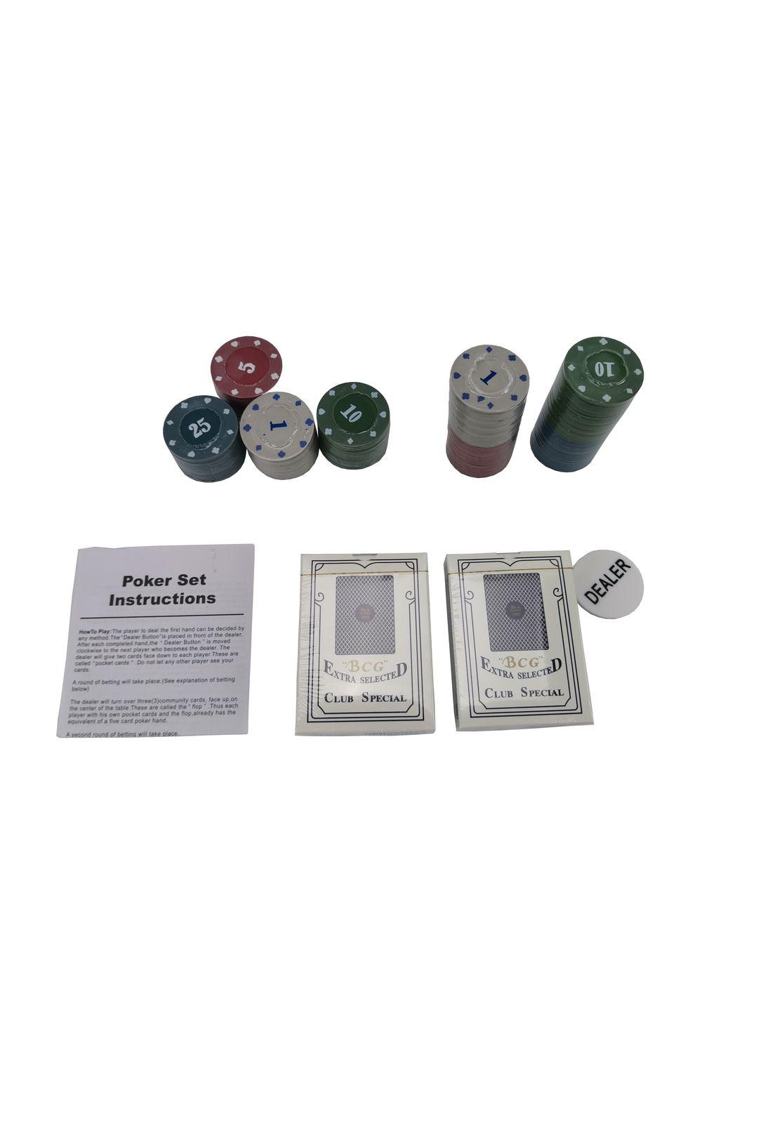 Set de Póker Naipes y Fichas-2