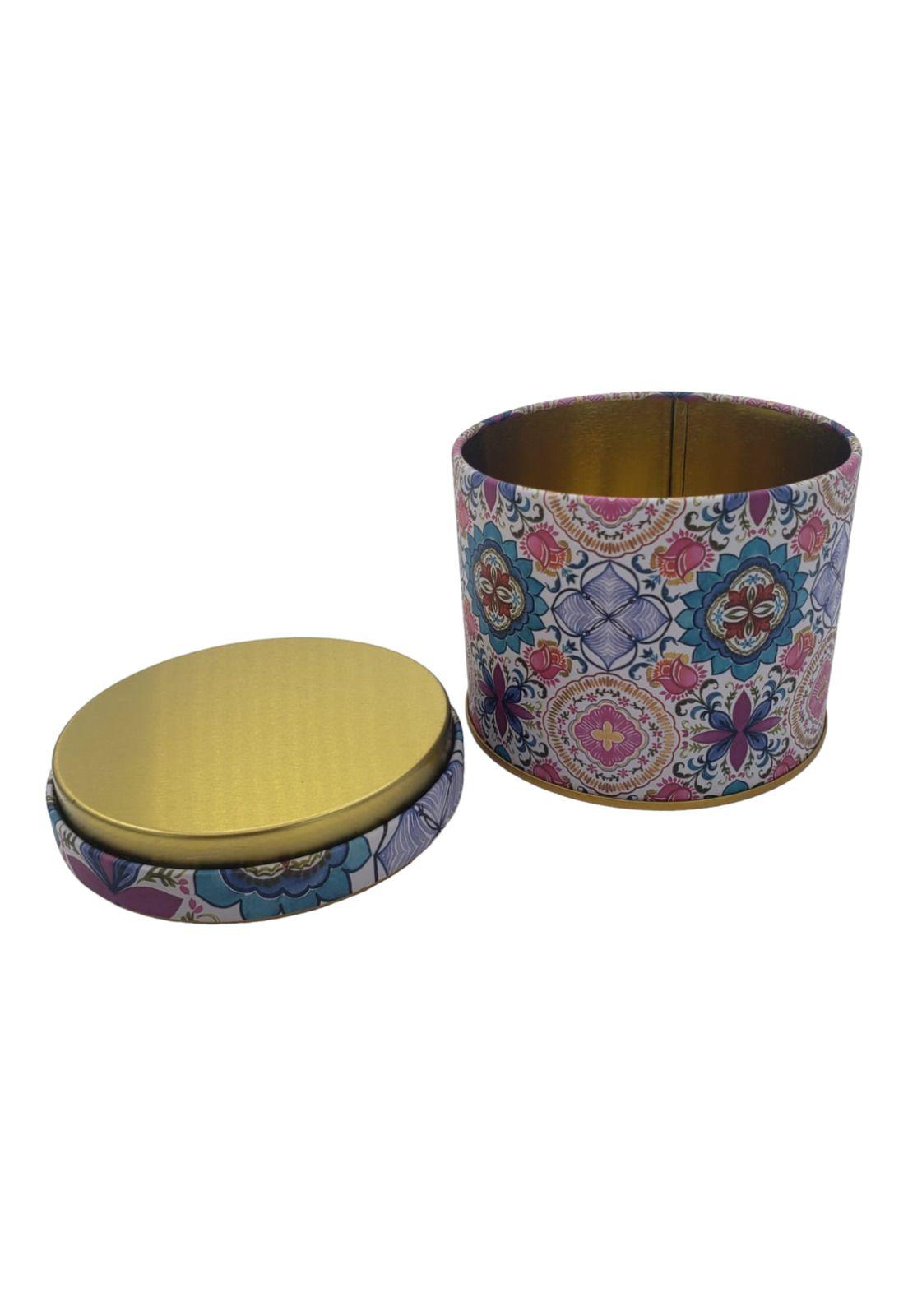 Caja Metal Diseño Mandala 8.3*8.5cm-3