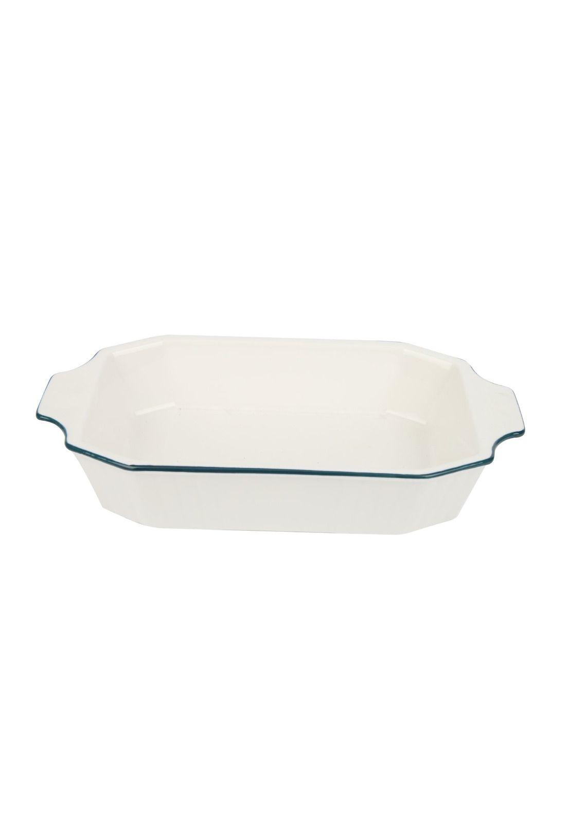 Fuente Loza Blanco 25.5x14.5x4.5cm-0