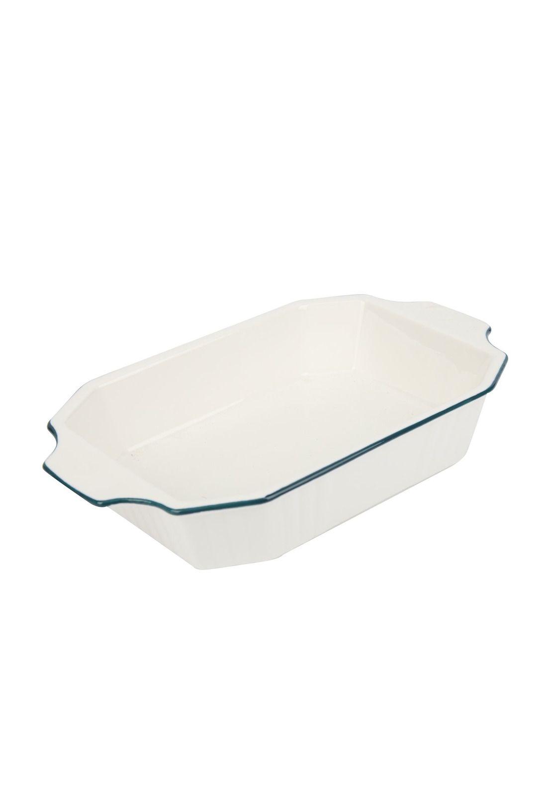 Fuente Loza Blanco 25.5x14.5x4.5cm-1