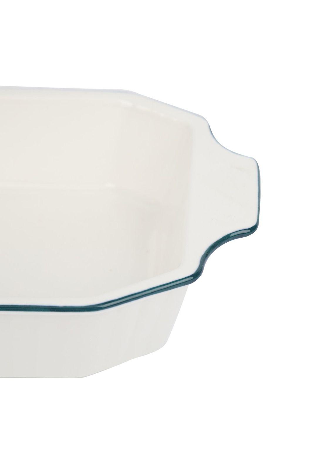 Fuente Loza Blanco 25.5x14.5x4.5cm-2