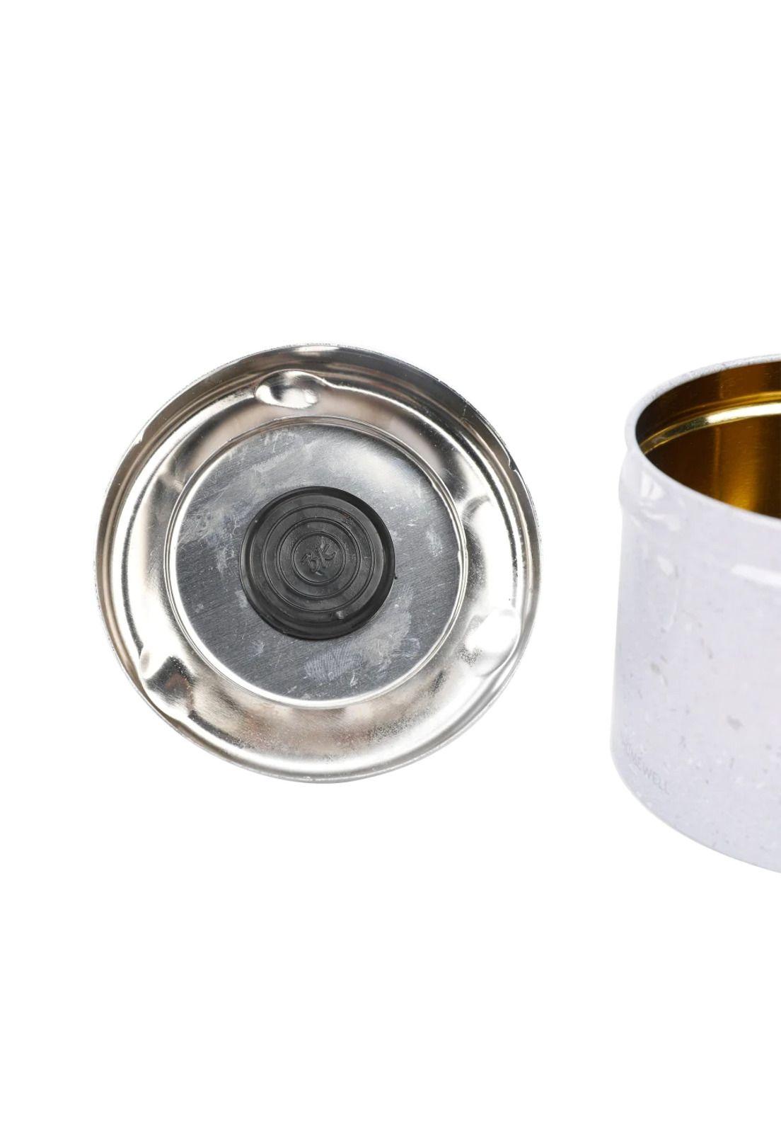 Cenicero de Metal Blanco 9x7cm-2