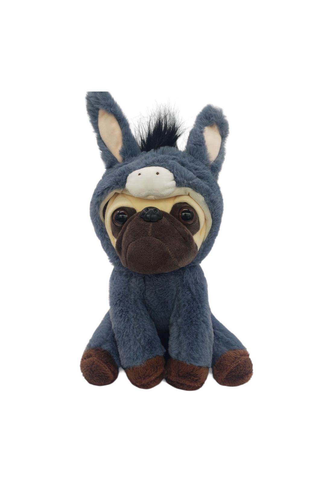 Peluche Perro Disfrazado de Burro 22cm-0