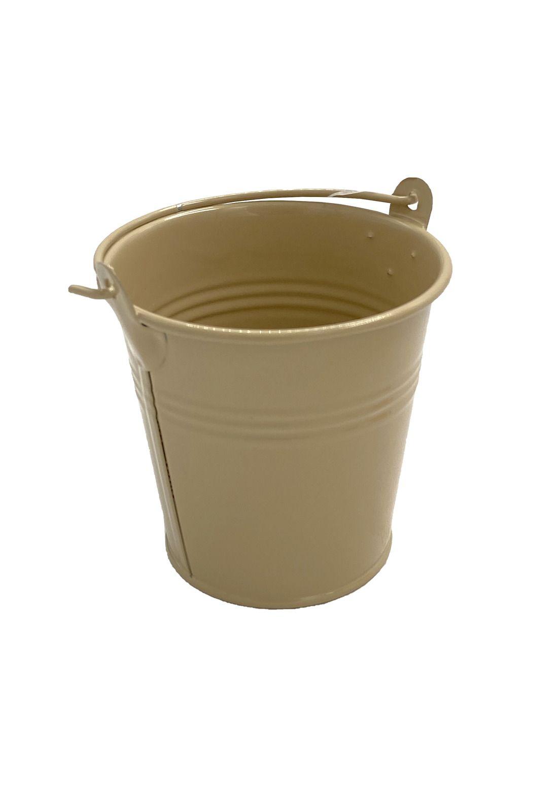 Balde de Metal Beige 8x7cm-0