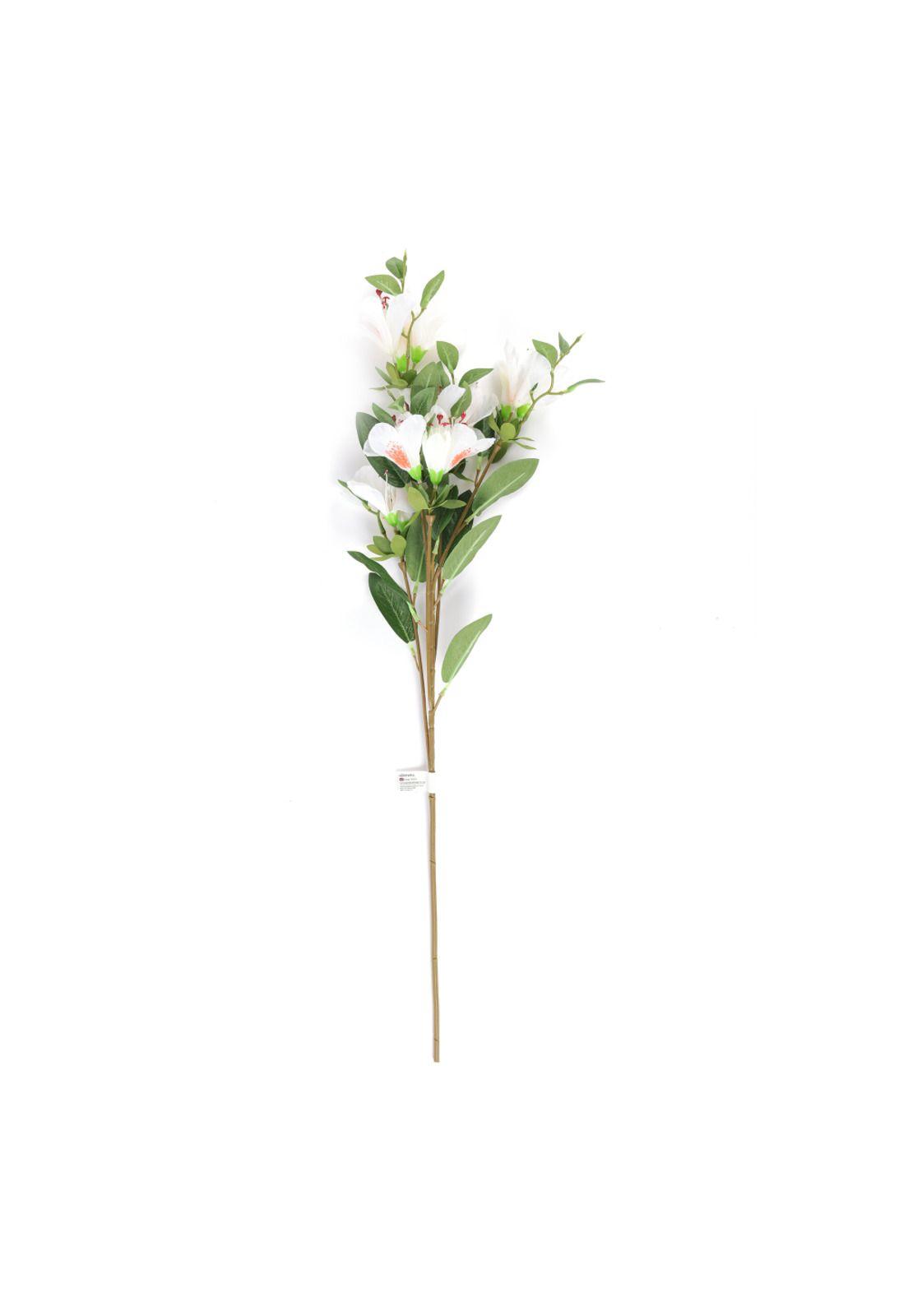Flor Rododendro Artificial Blanco 71Cm-0