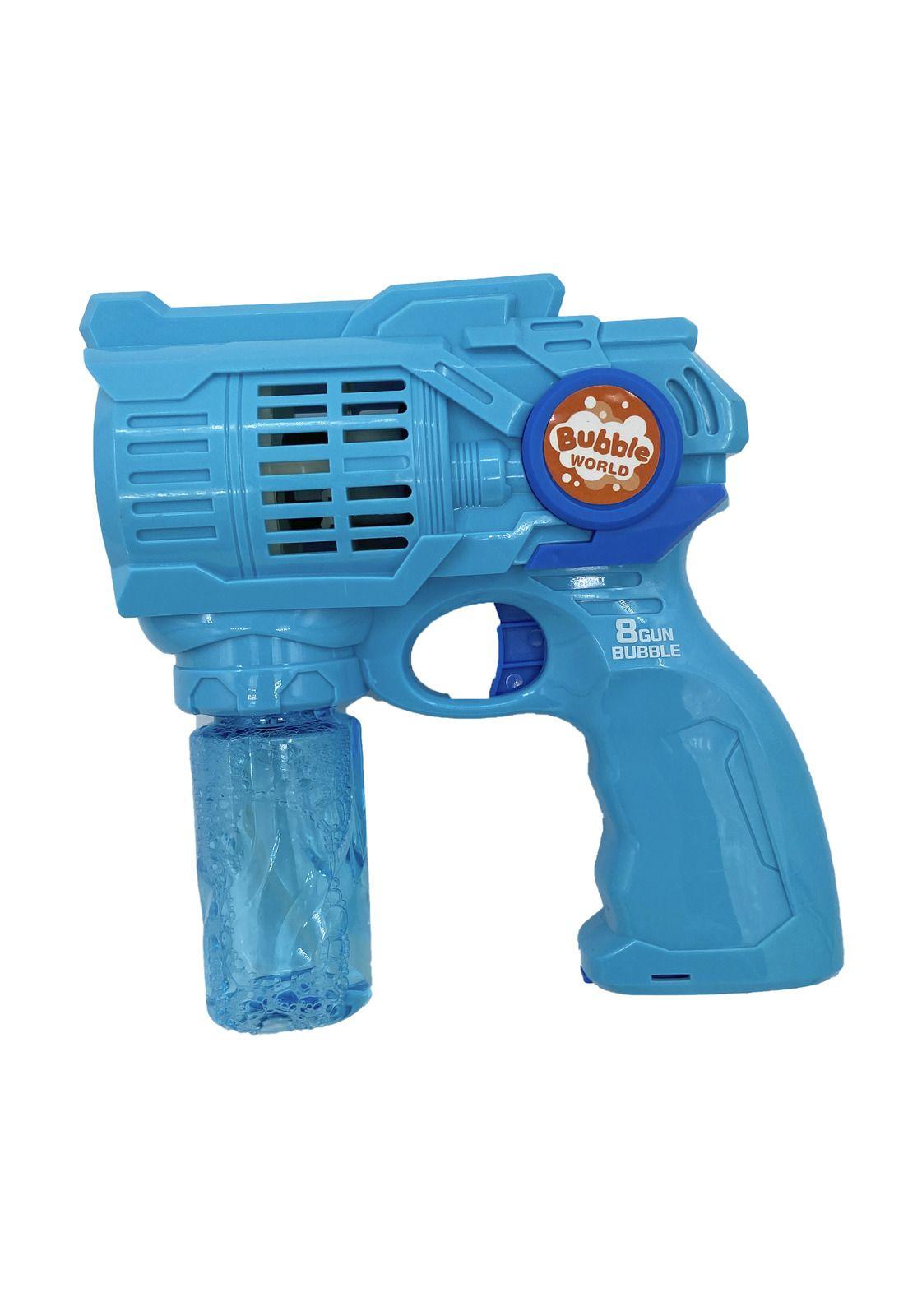 Pistola Lanza Burbujas Azul-0