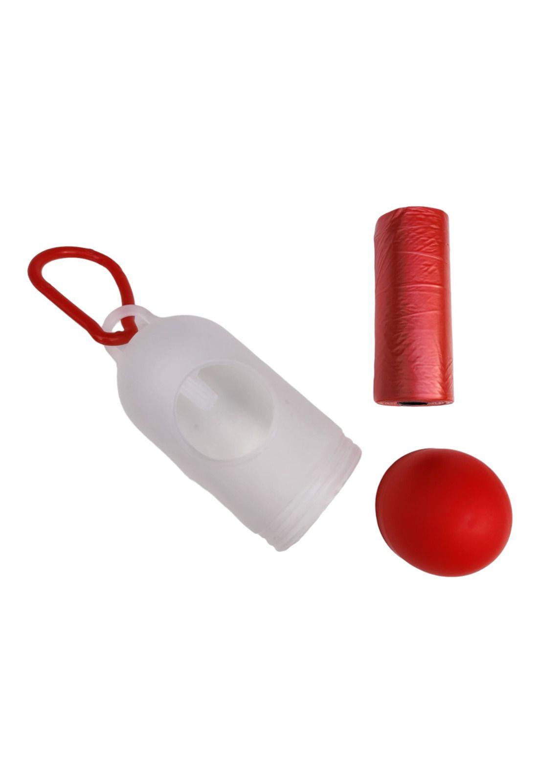 Dispensador Capsula de Bolsas Mascota Rojo-1