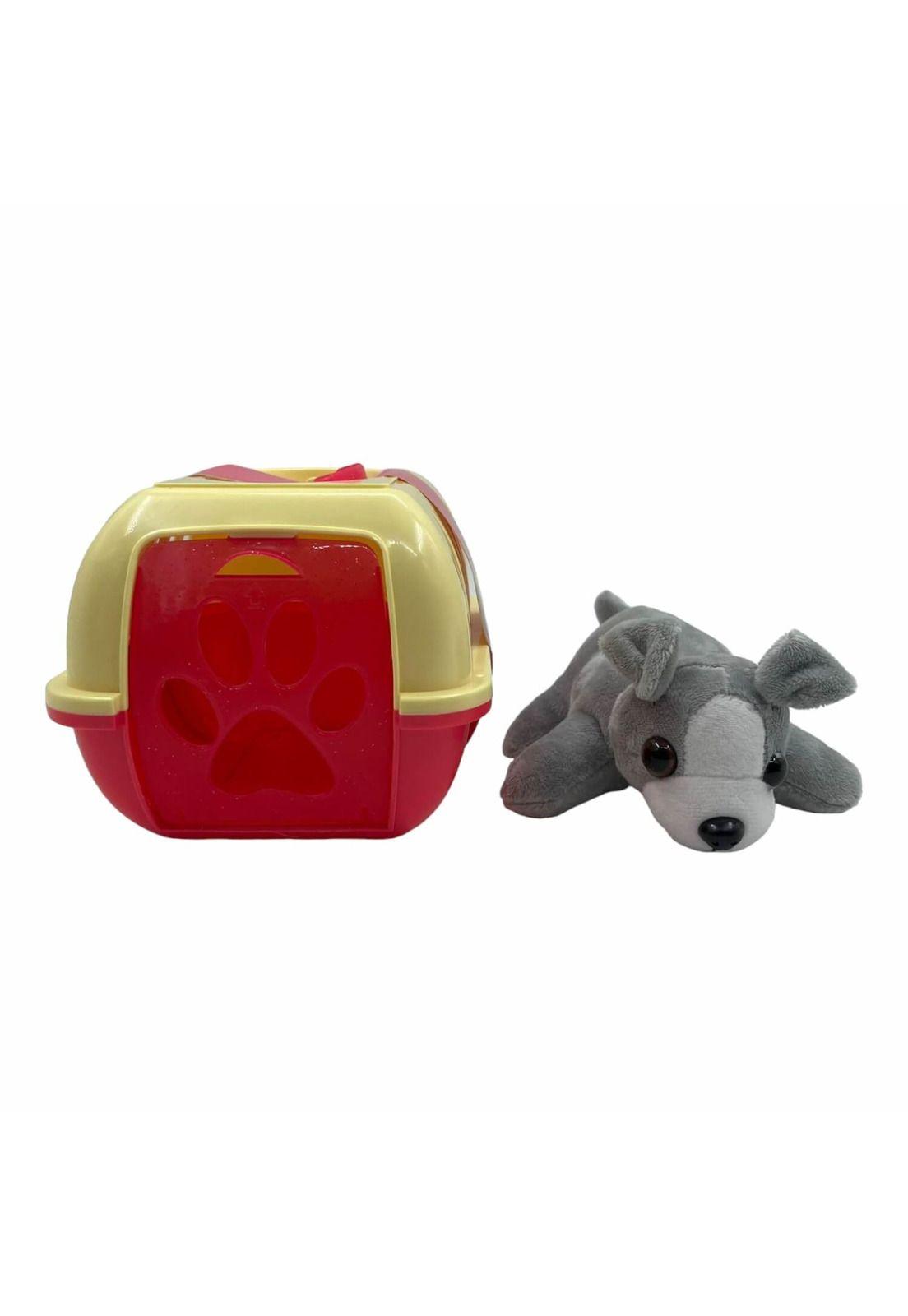 Casa Mascotas de Peluche Perro Gris-2