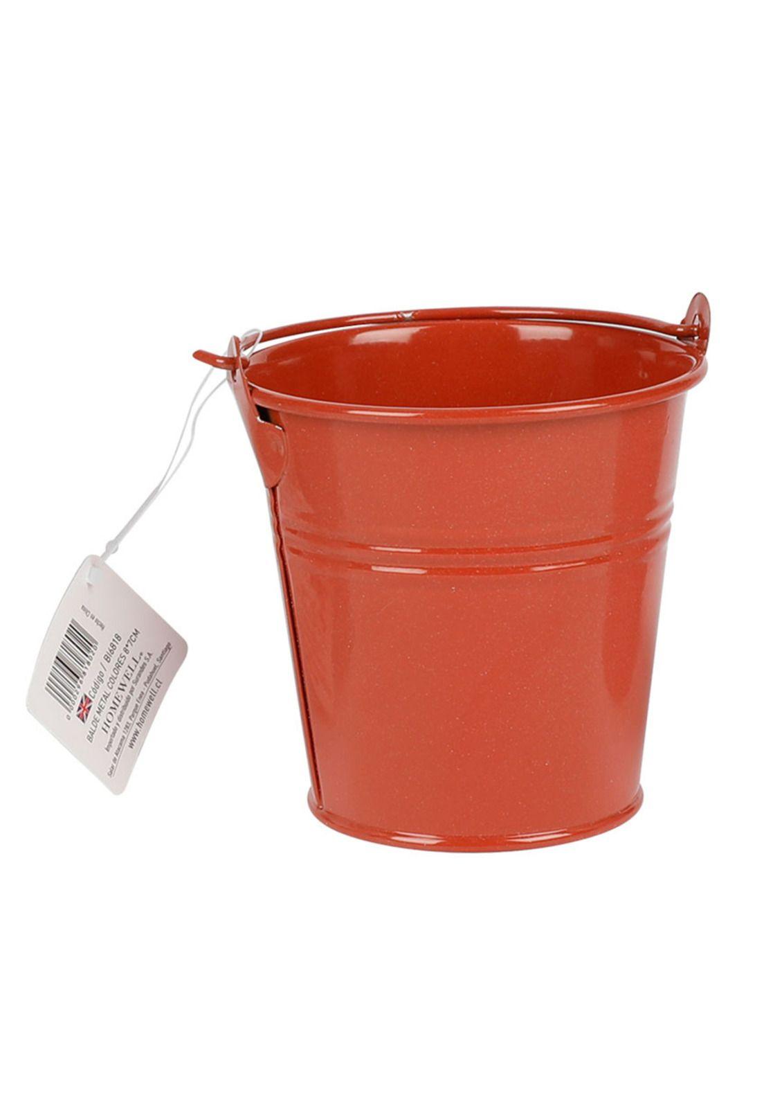 Balde de Metal Rojo 8x7cm-0
