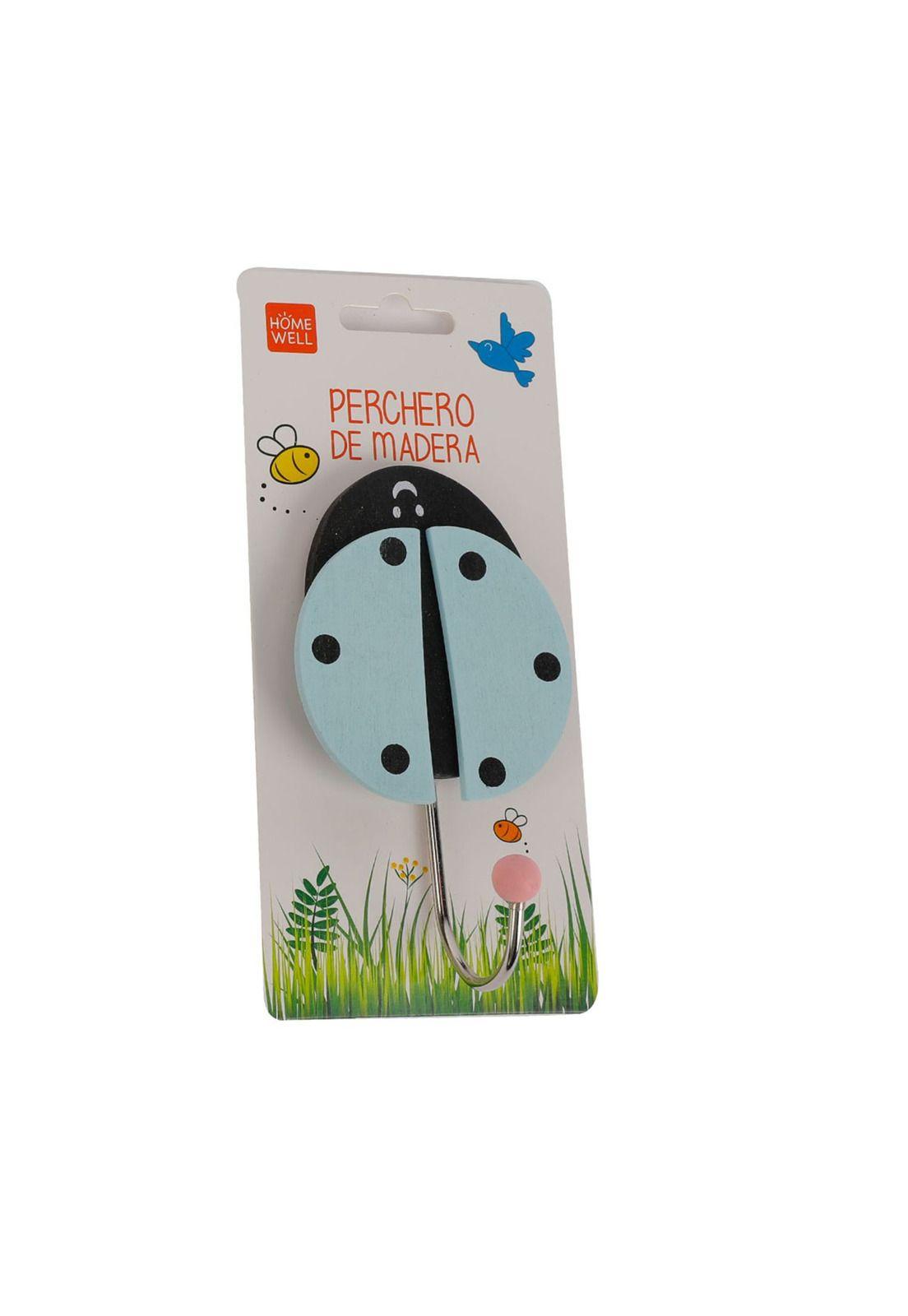 Perchero Madera Chinita Azul-0