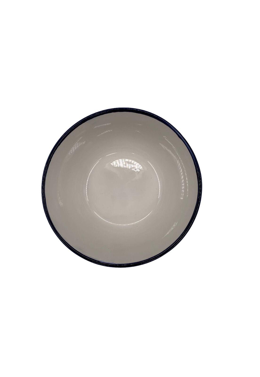 Bowl Redondo Diseño Negro 15.5*7.5Cm-2
