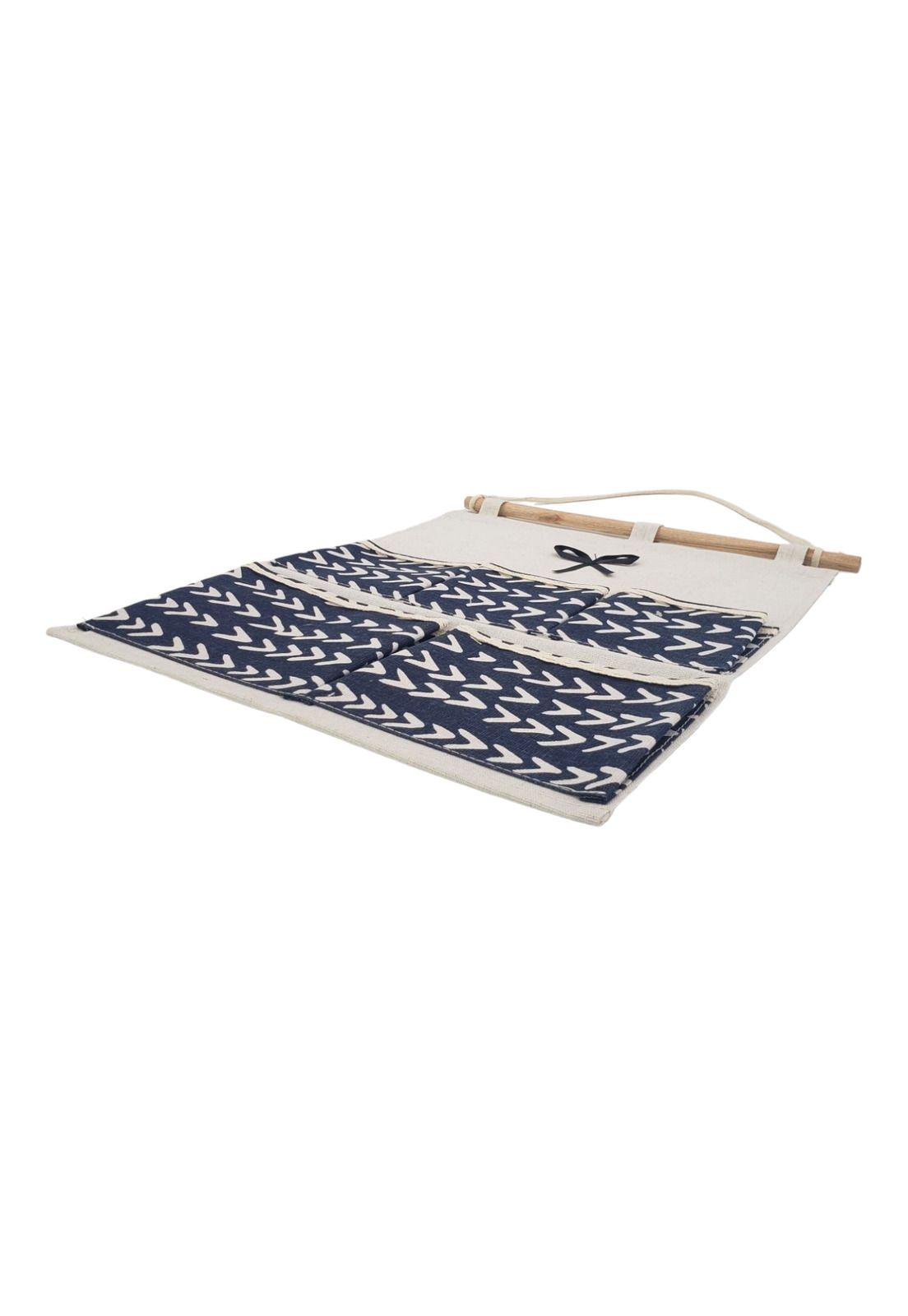 Bolsa de Almacenamiento Colgante Flechas Blancas 35*45cm-1