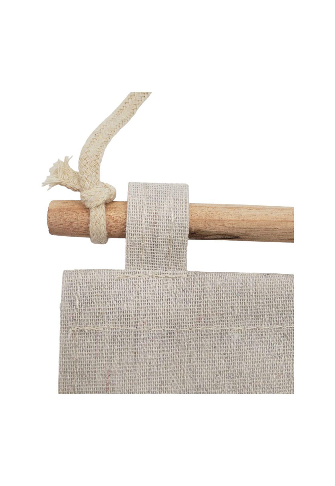 Bolsa de Almacenamiento Colgante Flechas Blancas 35*45cm-3