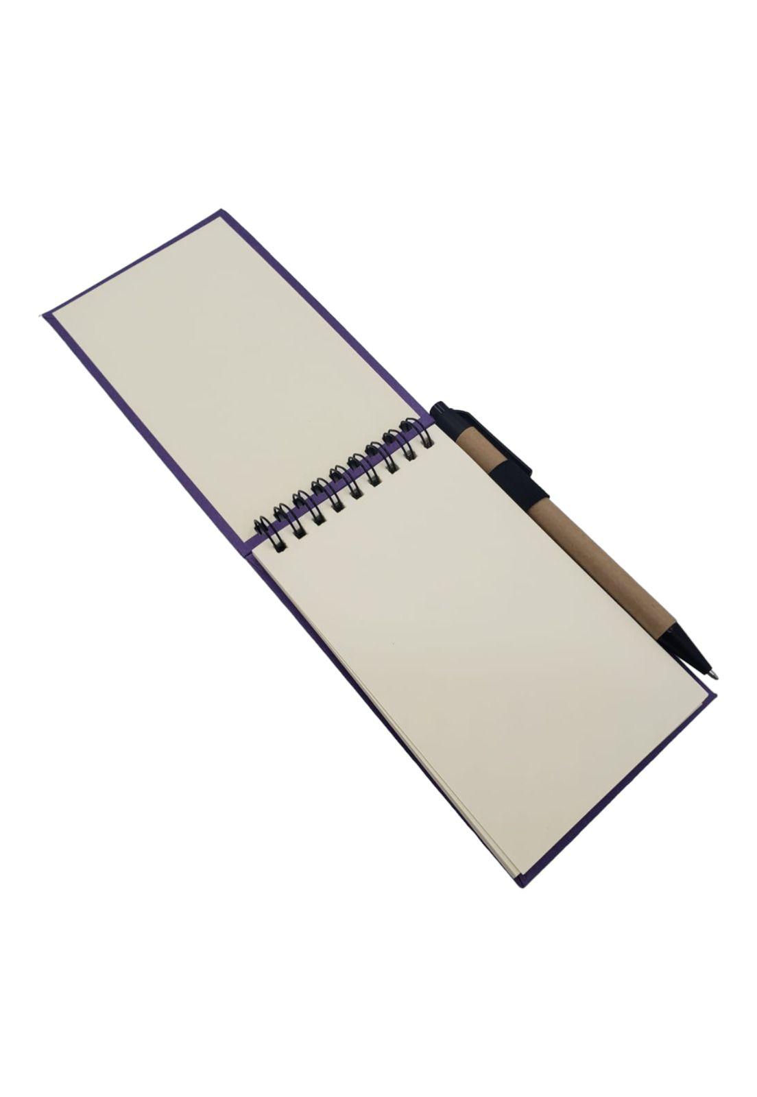 Libreta Morada 8.8 *14cm 50 Hojas-1