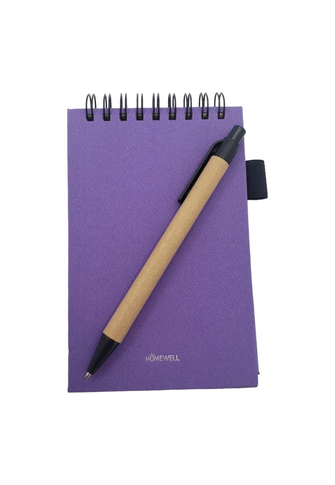 Libreta Morada 8.8 *14cm 50 Hojas-2