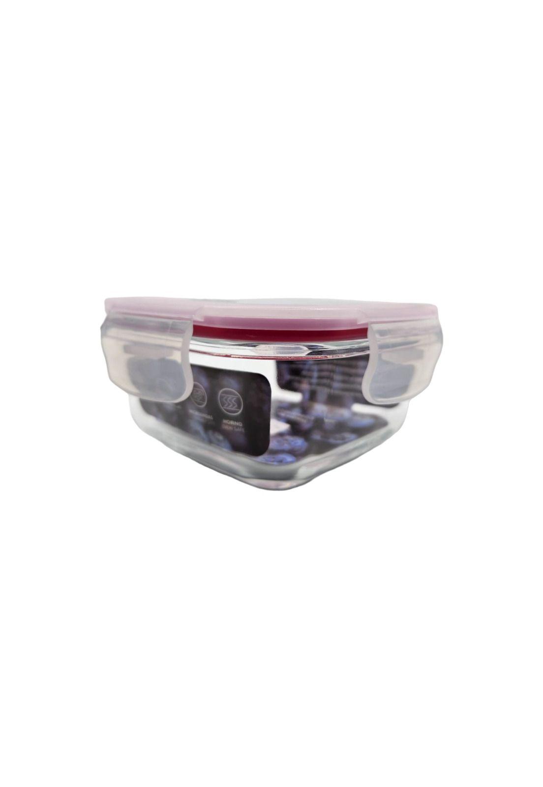 Contenedor Hermetico Vidrio Cuadrado 390ml-2
