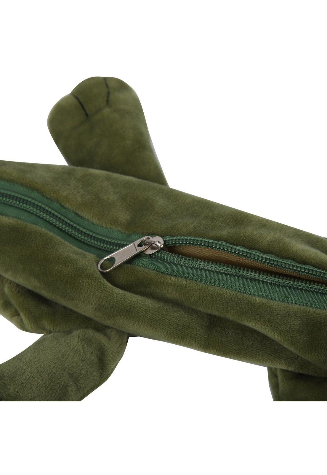 Estuche de Peluche Cocodrilo 26cm-2