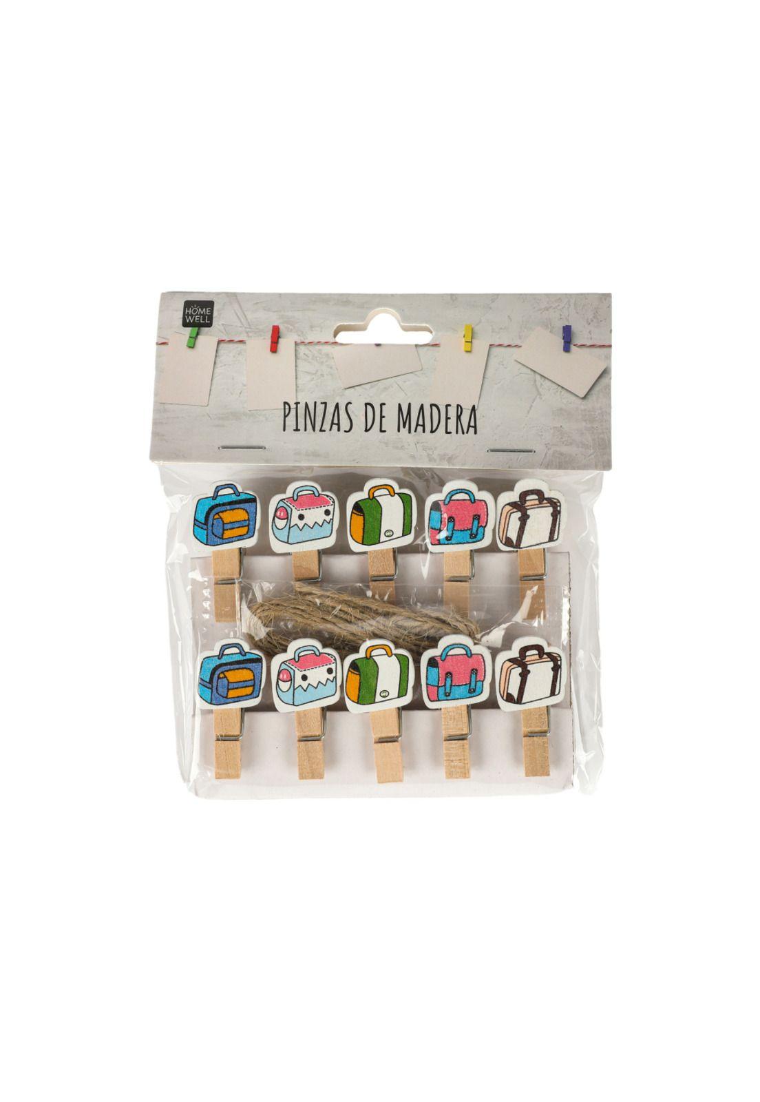 Pinzas Madera Diseño Maleta-0