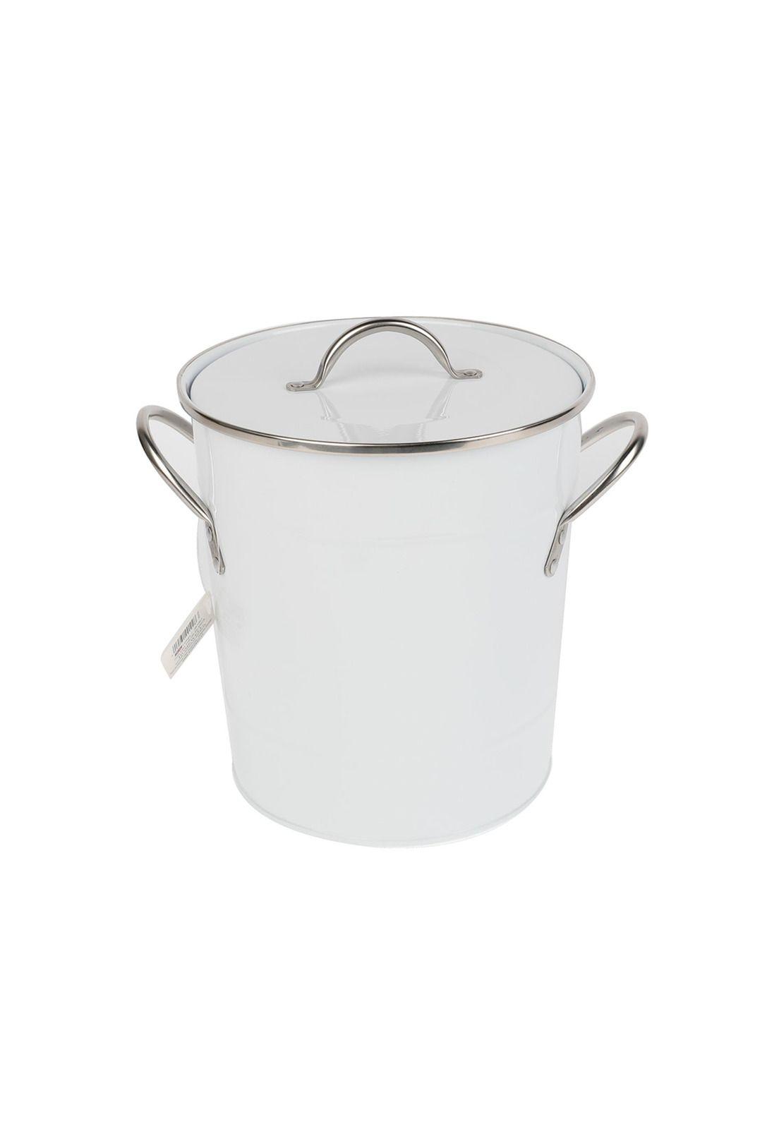 Hielera Metal Doble Pared con Cuchara y Tapa-5
