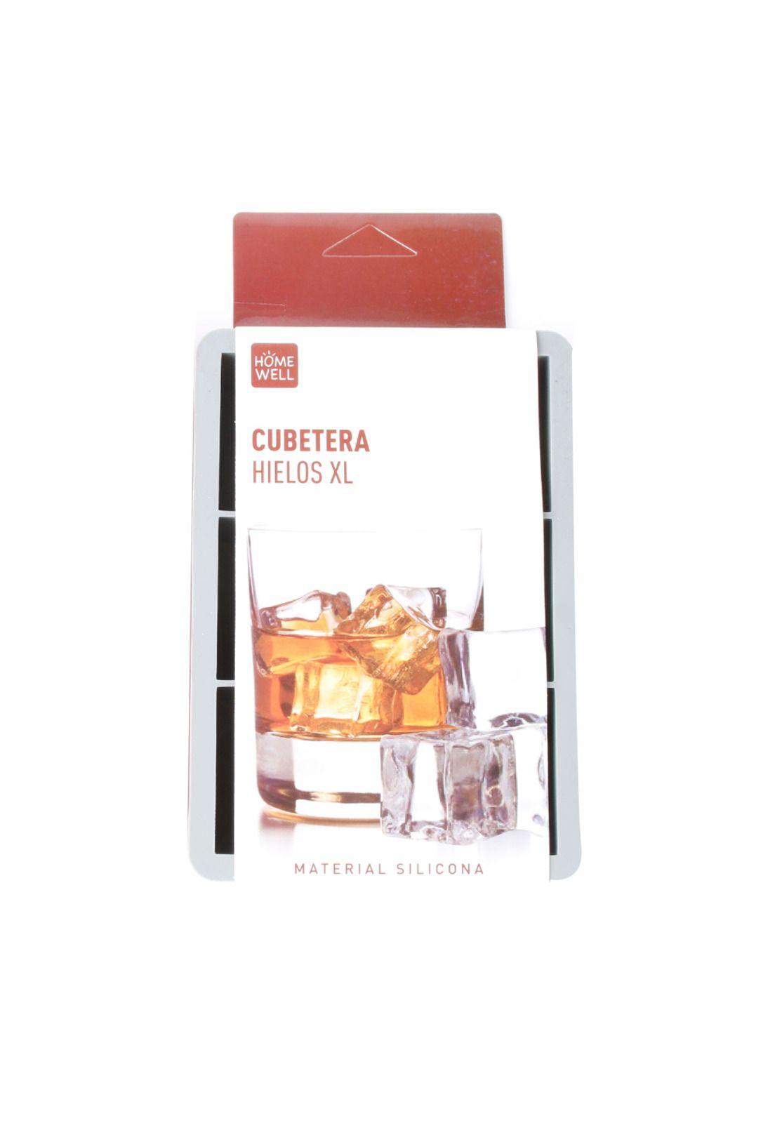 Cubeta de Hielo de Silicona Gris XL 16x5x11cm-2