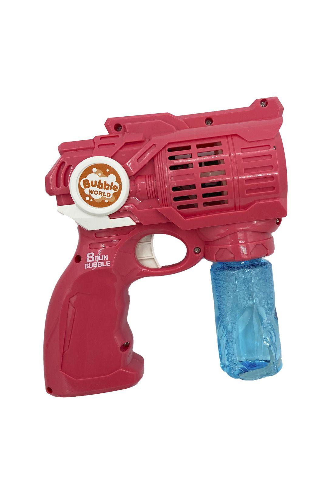 Pistola Lanza Burbujas Rojo-0