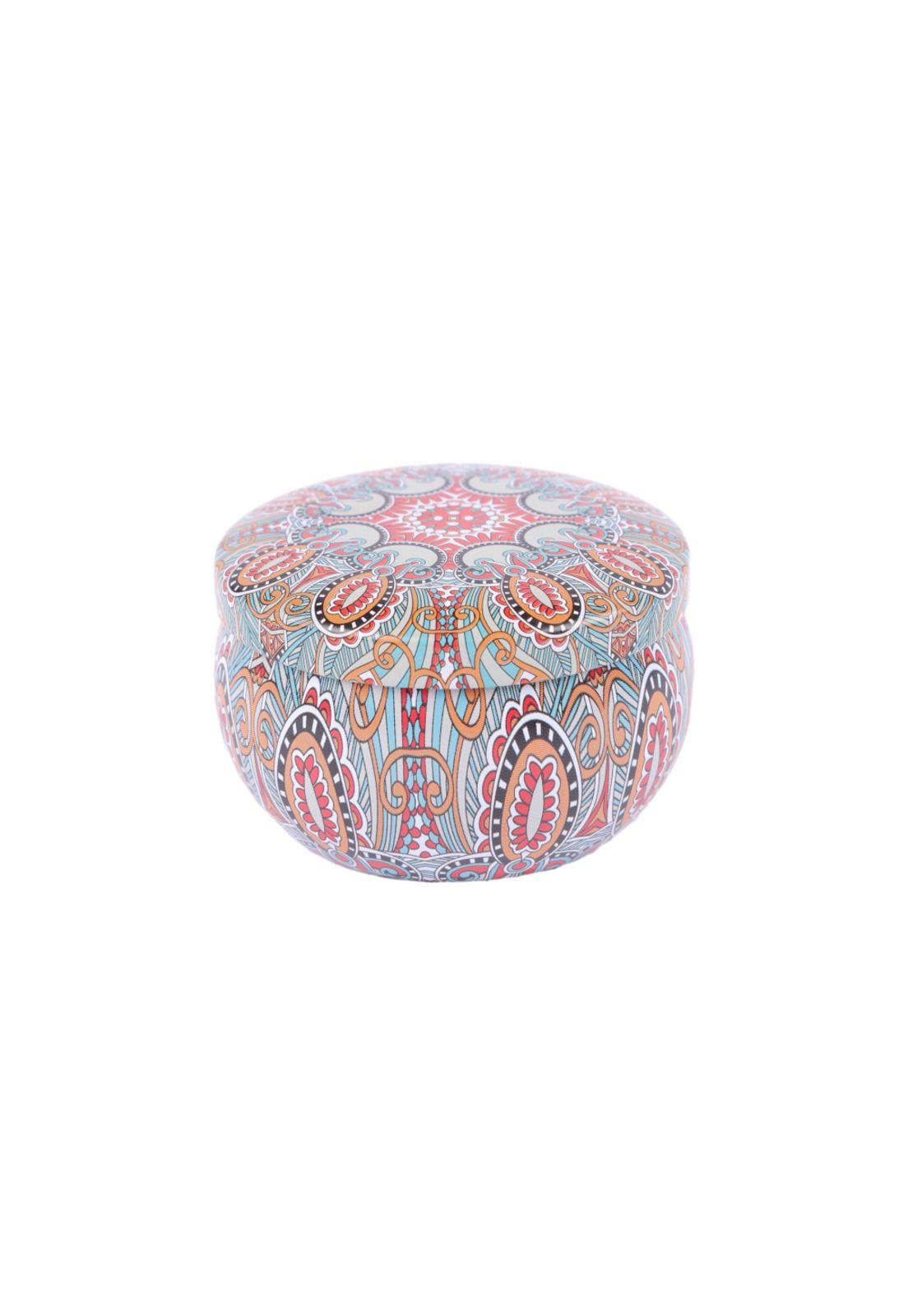 Vela Caja Metal Celeste 4*6cm-0