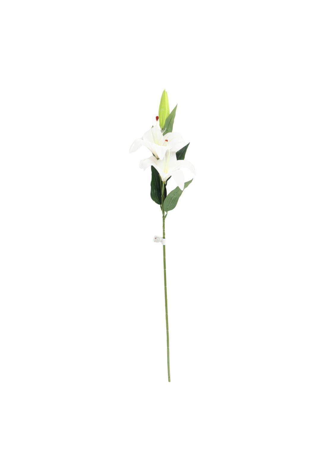 Flor Lilium Artificial Blanca 89Cm-0