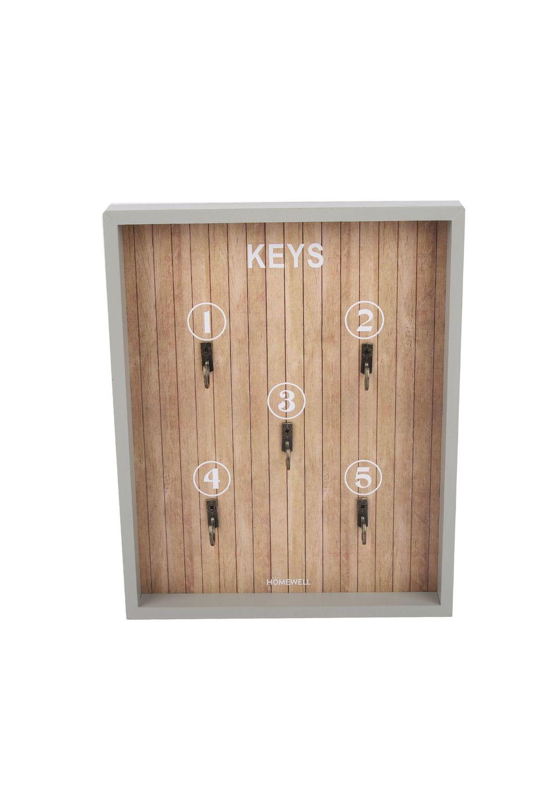 Porta Llaves Madera 25*20cm-0
