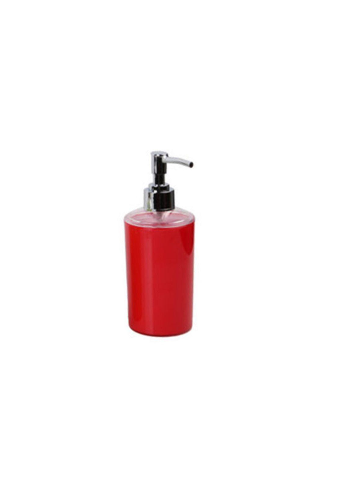 Dispensador Jabón Acrílico Rojo 6.5x18cm 300ml-0