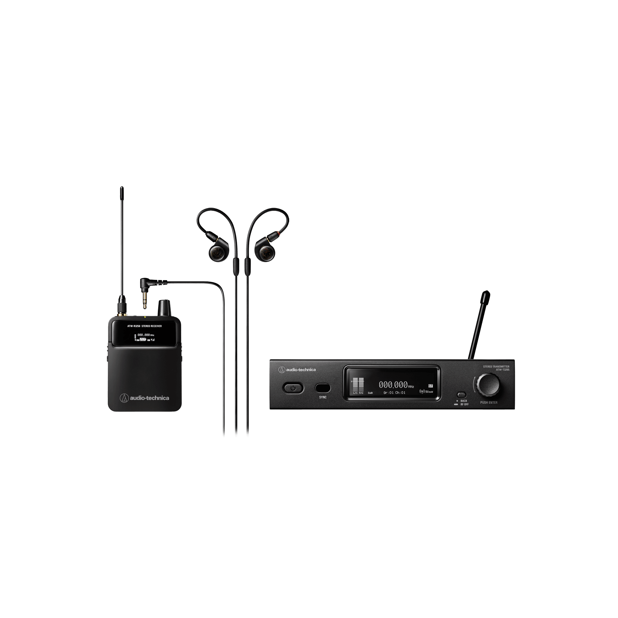 Sistema de monitoreo inalámbrico ATW-3255DF2 - Audio-Technica-0