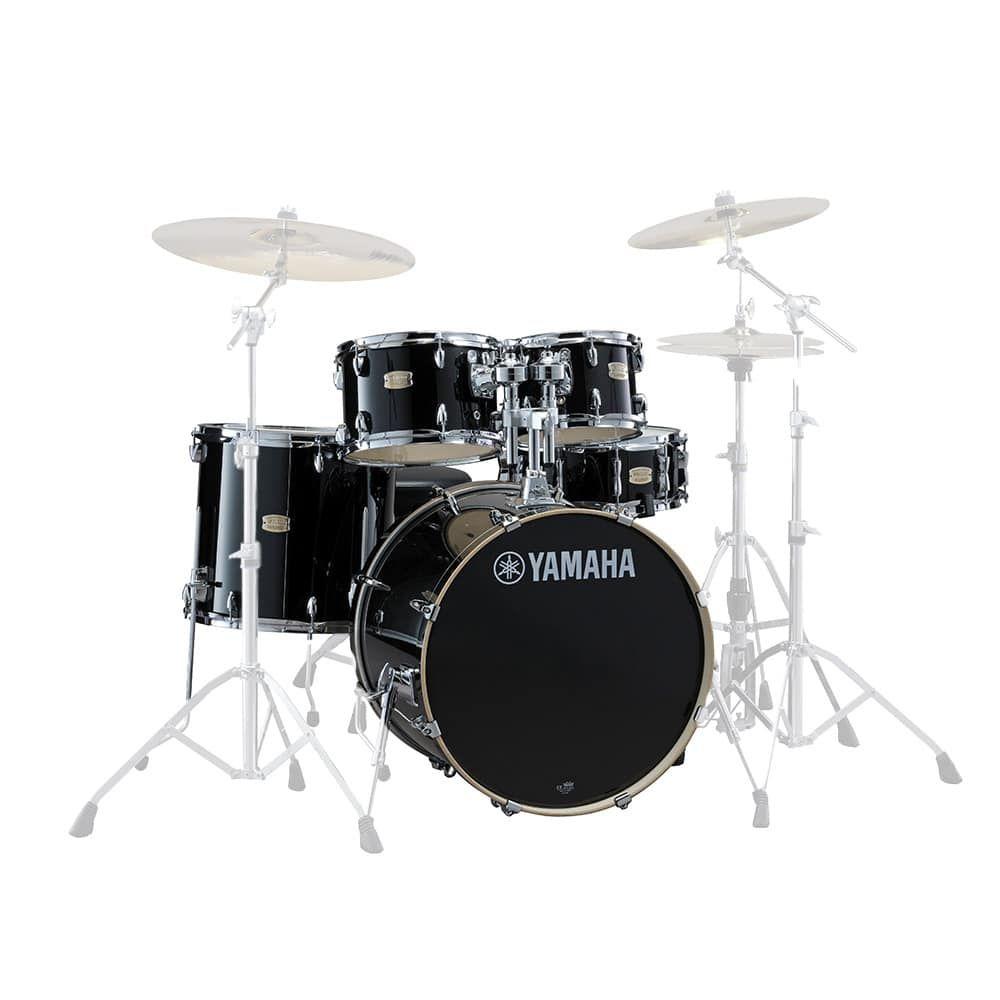 Shell Pack Stage Custom Birch SBP2F5 Bombo 22" Raven Black - Yamaha-0