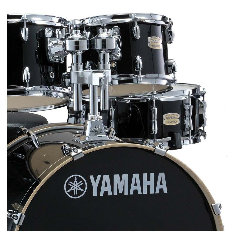 Shell Pack Stage Custom Birch SBP2F5 Bombo 22" Raven Black - Yamaha-1