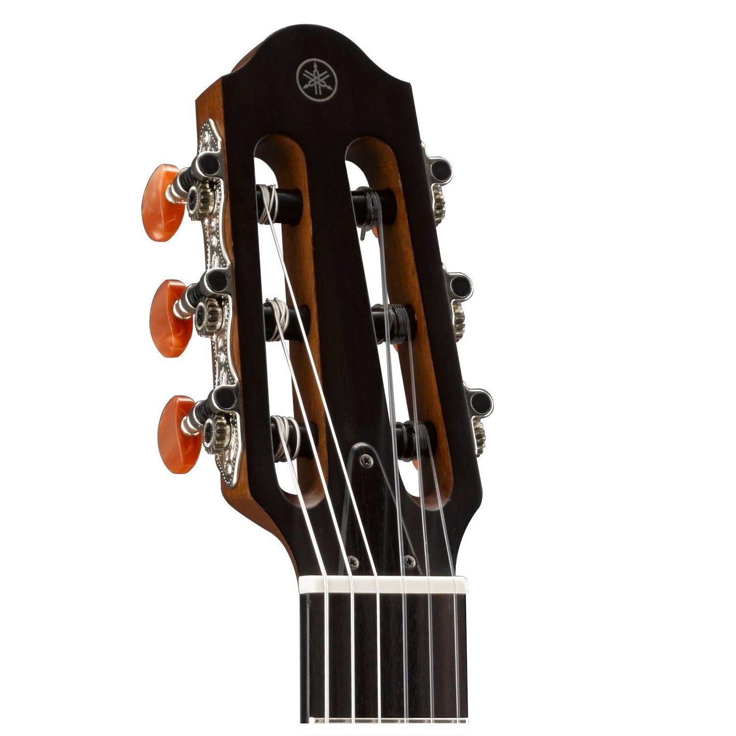 Guitarra Silent Nylon SLG200N TBL  Translucent Black - Yamaha-3