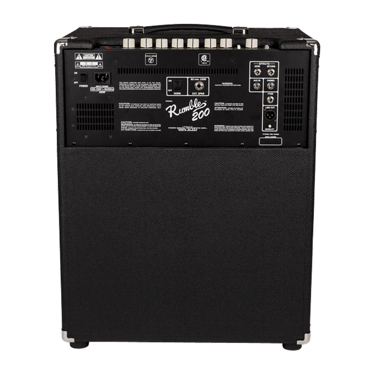 Amplificador de Bajo eléctrico Rumble 200W - Fender-3