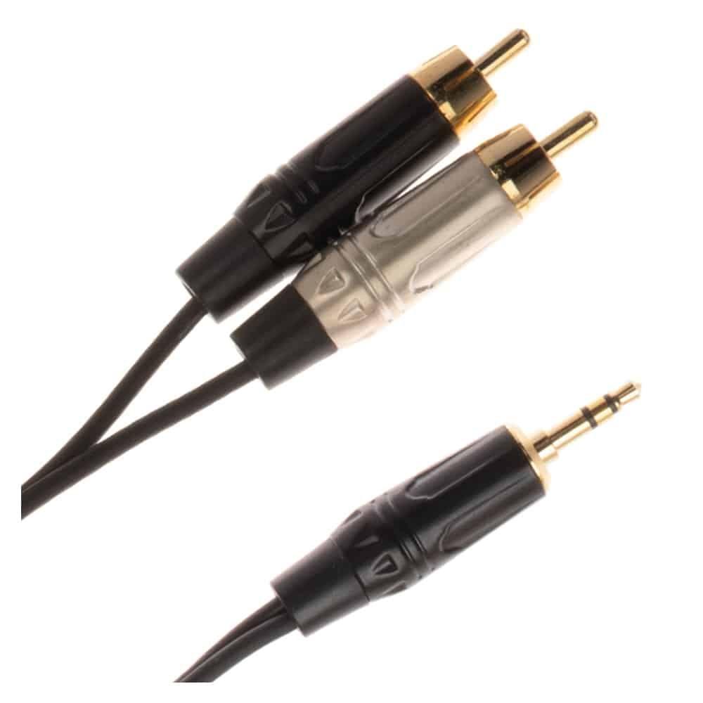 Cable Minijack Estéreo/2 X Rca 3M - Quiklok-3