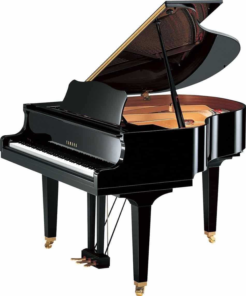 Piano Acustico De Cola Con Sillin GB1K Polished Ebony - Yamaha-0