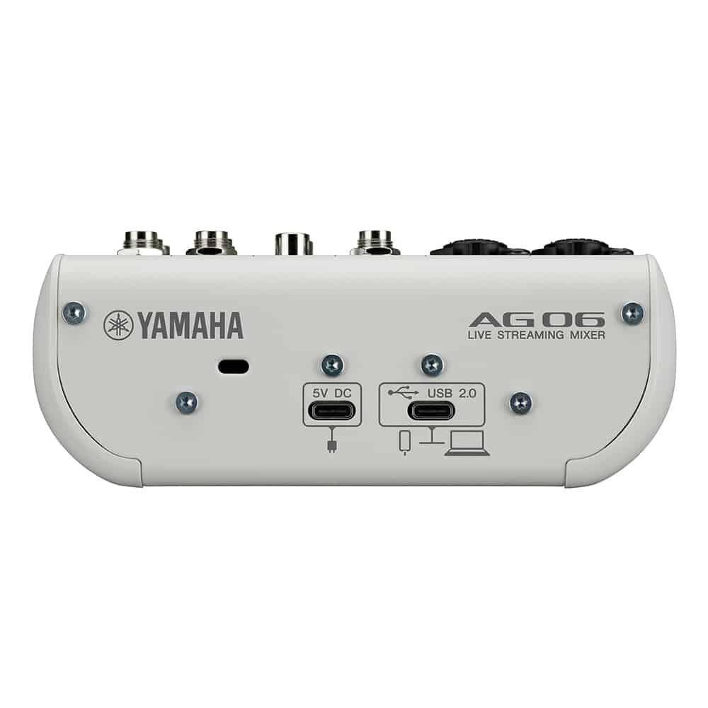 Mezclador para transmisión 6 canales AG06MK2 White - Yamaha-2