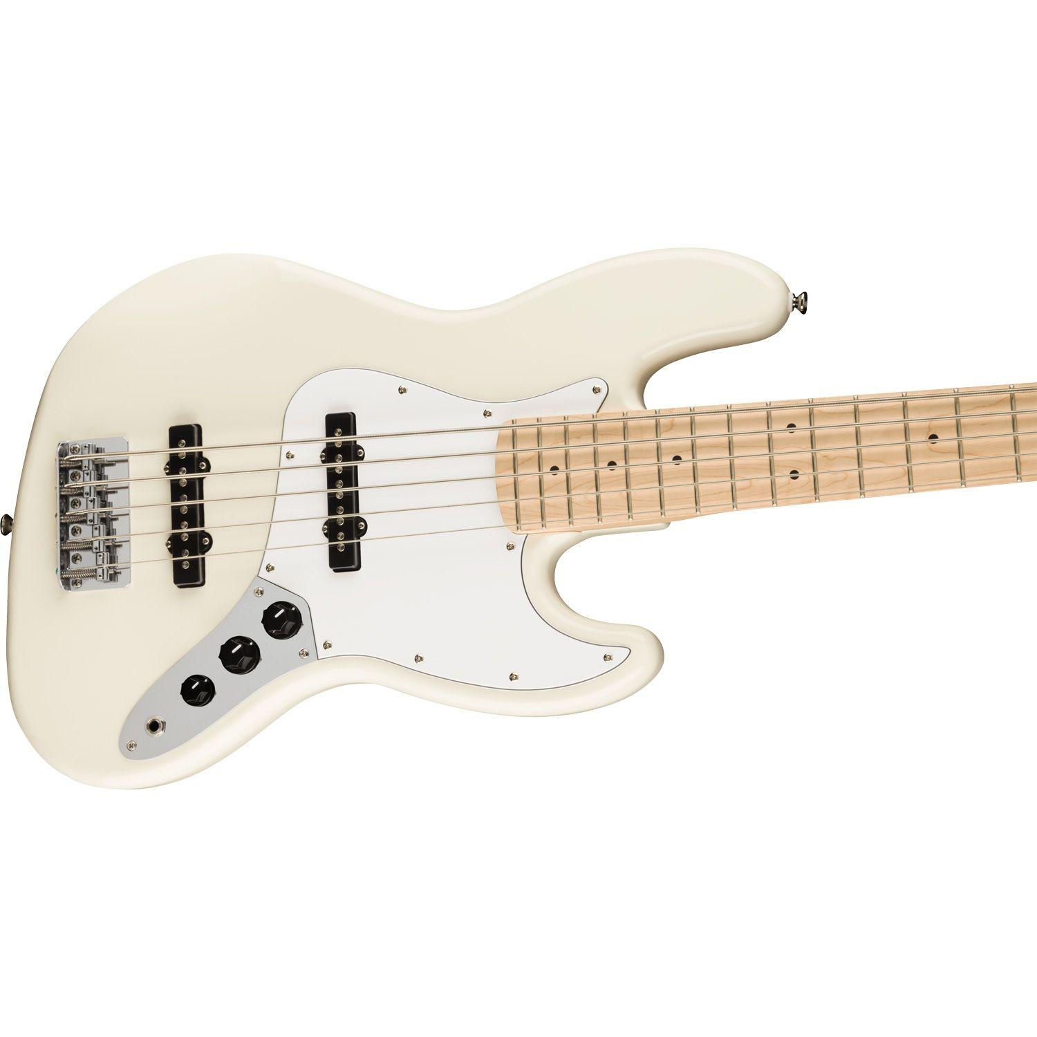 Bajo 5 cuerdas Affinity Jazz Bass Maple Olympic White - Squier-2