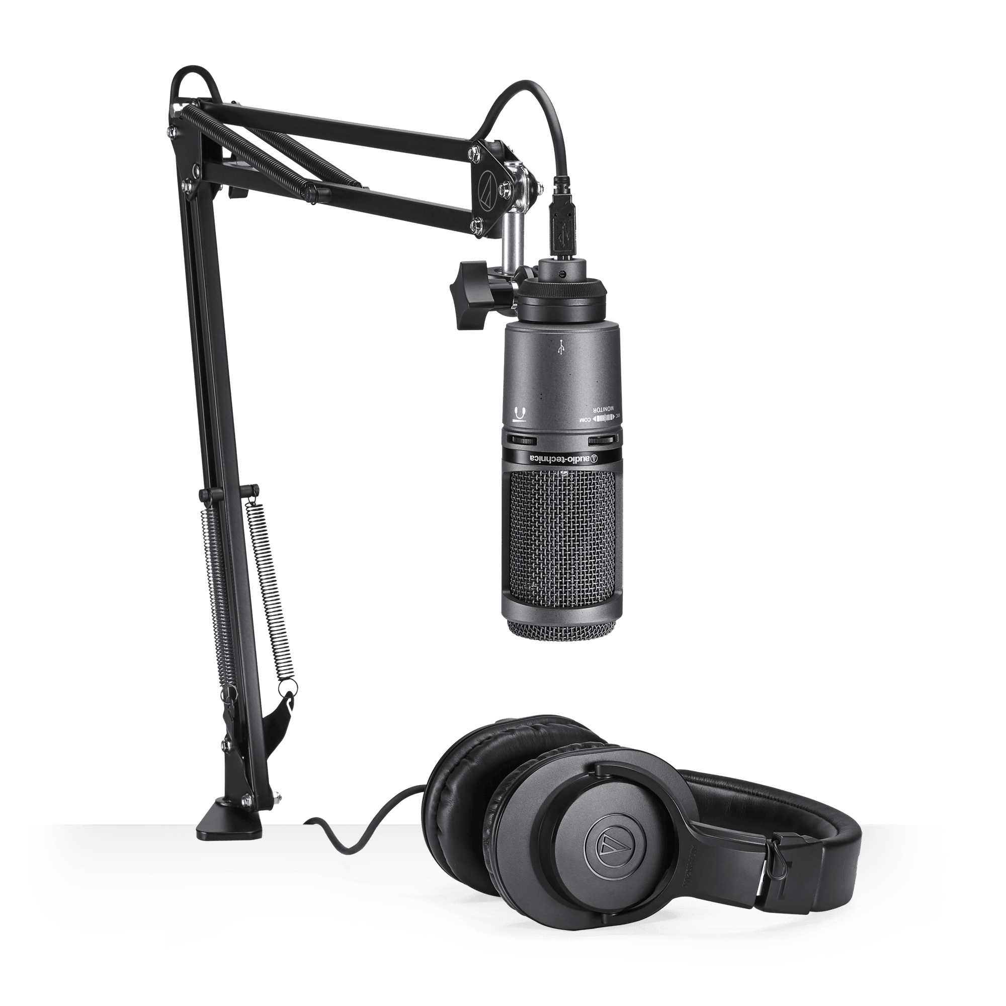 Pack micrófono condensador USB AT2020USB+PK - Audio-Technica-0