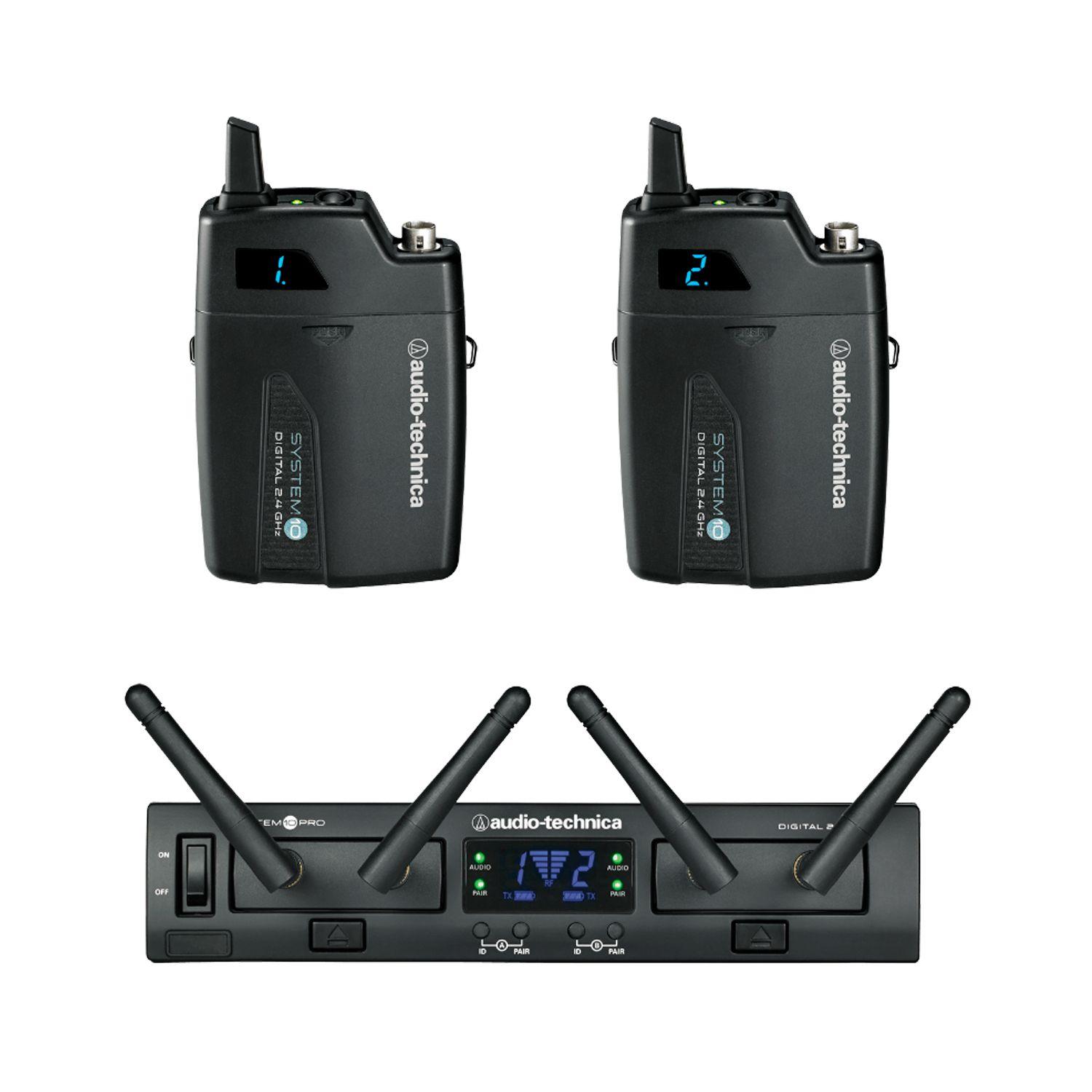 System 10 Pro Dual Unipak 2.4GHz Digital ATW-1311 - Audio-Technica-0