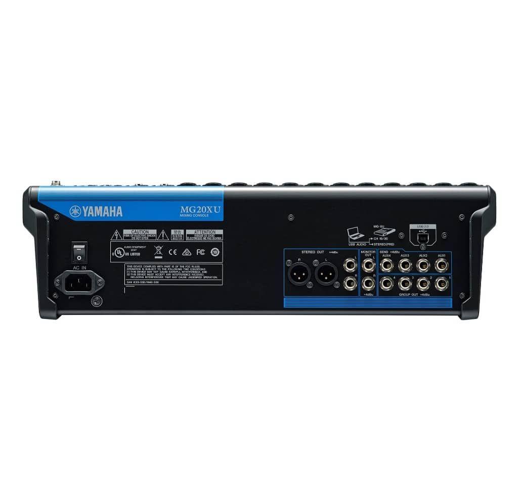 Mixer análogo de 20 canales con efectos y USB MG20XU  - Yamaha-2