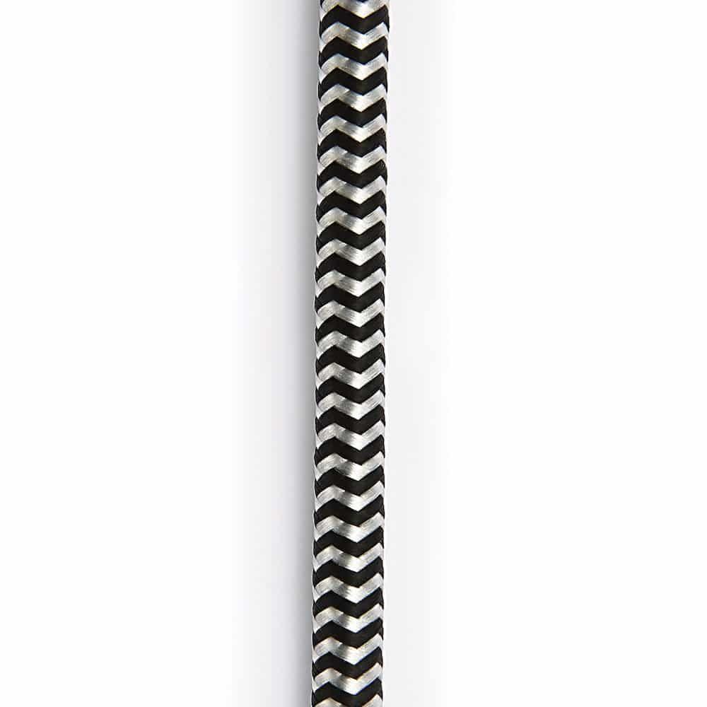 Cable Instrumento trenzado Gris 4.5 Mts PW-BG-15BG - Daddario-2