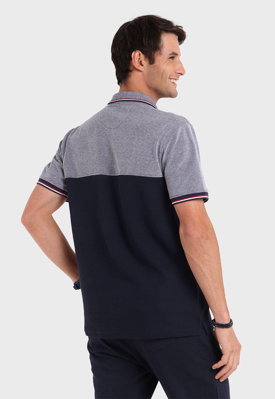 Polera Pique Cuello Polo Bicolor Arrow-1