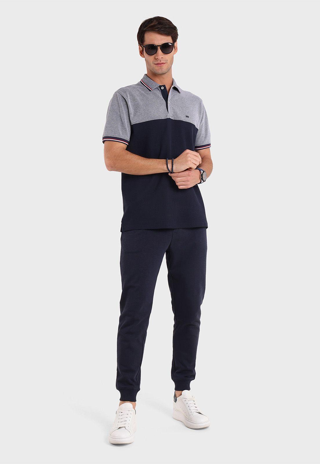 Polera Pique Cuello Polo Bicolor Arrow-3