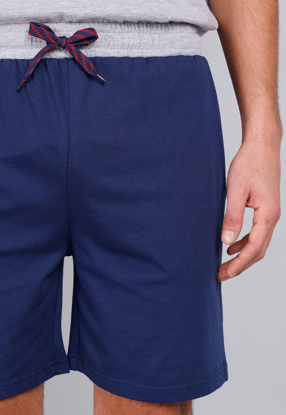 Pijama Corto Cuello Redondo Arrow P1V3205GR-4